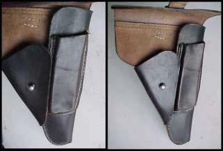 WWII 1944 ORIGINAL GERMAN WALTHER P38 LEATHER HOLSTER  