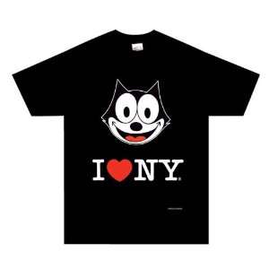 NJ Croce TS1622 Felix Face I Love NY T Shirt   Large