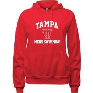  Tampa Spartans Red Womens Mens Swimming Arch Hooded 