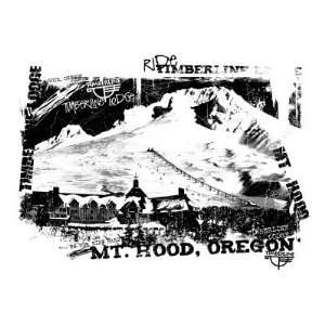  Timberline Lodge   Mt. Hood, Oregon Black and White, c.2008 Travel 