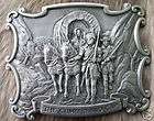 1900 Eagle Morgan Silver Dollar Coins Patriotic Brass Belt Buckle 