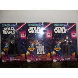   Set of 3 R2 D2, Lord Darth Vader, Obi Wan Kenobi)NEW) Toys & Games