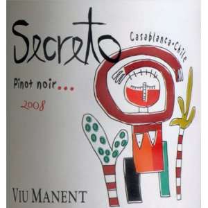  2008 Viu Manent Secreto Pinot Noir 750ml Grocery 