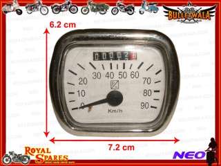   FACE SPEEDOMETER 0 90 KM/HR FOR VINTAGE VESPA VL @ BULLET WALA  