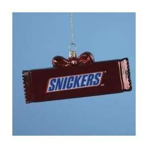  5 Chocolate Shop Snickers Candy Bar Glass Christmas 