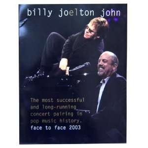   Billy Joel Face to Face 2009 Tour Program Book New 