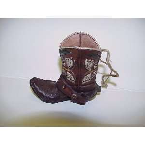  95815 Western Cowboy Boot Christmas Ornament