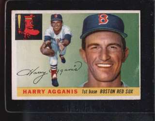 1955 Topps #152 Harry Agganis RC VGEX B121466  