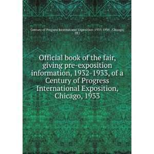  Official book of the fair, giving pre exposition 
