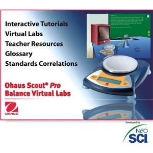 Nasco   OHAUS Scout® Pro Virtual Lab CD ROM   Network License  
