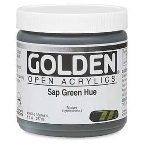    Golden Open Acrylic   8 oz Jar   Viridian Green Hue