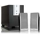 Sherwood Hollywood 3pc Home Theater Speaker System ~ silver