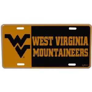  West Virginia University Car Tag Color Block Case Pack 48 