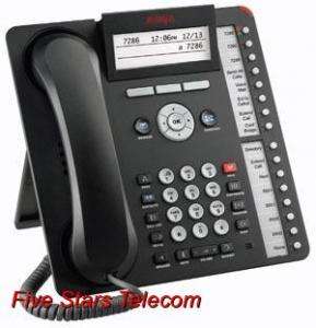 Teléfono de teléfono IP de Avaya 1616 I   negro 700458540 NUEVO