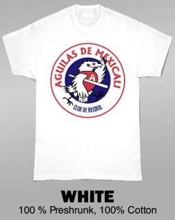 Aguilas De Mexicali Mexican Baseball T Shirt White  
