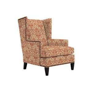  Williams Sonoma Home Anderson Wing Chair, Damask Swirl 