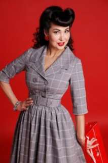  Bettie Page Clothing SUBSTITUTE Dress with Circle Skirt 