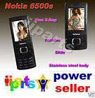 New NOKIA 6500 6500s 3MP 3G Slide Phone Unlock Silver/U