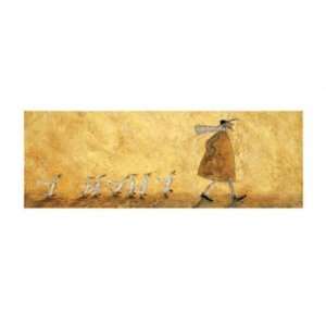  Walking With Ducks by Sam Toft, 33x16