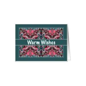 Warm Wishes Wool Blanket Pattern Card