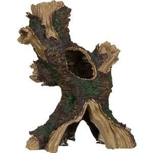   Tree Log Aquatic Decor, Large, ColorBrown Pet 