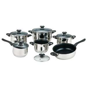 Vinaroz 12 Piece Vieste Stainless Steel Cookware Set  