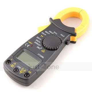 AC DC max. 600 Voltage Ohm LCD Digital Clamp Multimeter Electronic 
