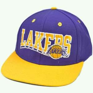  NBA Adidas Licensed Los Angeles LA Lakers Purple Yellow 