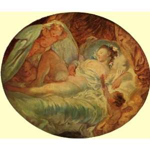   Jean Honoré Fragonard   32 x 28 inches   All Ablaze