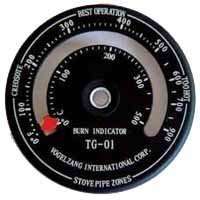 NEW VOGELZANG TG 01 STOVE PIPE STOVE TEMPERATURE GAUGE THERMOMETER 