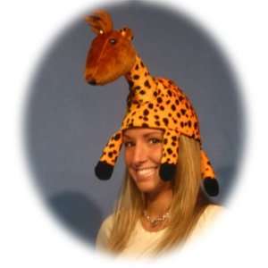  Giraffe Hat Unisex Zany Fun Halloween Zoo Animal 