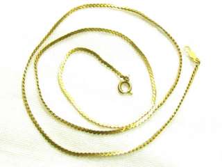 Vintage AJC Co 12K Gold Filled Chain NECKLACE*2.1g*16  