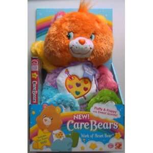  Work of Heart Care Bear 13 inch Floppy Scented Plush w/DVD 