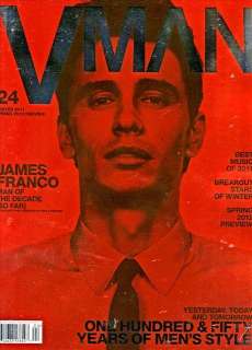VMan V Man Magazine #24 fashion Winter 2011 JAMES FRANCO  