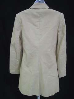 VIVIENNE TAM Tan Jacket Skirt Suit Size 1  