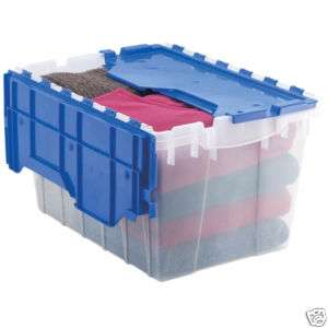 AKRO MILS Attached Lid Container 21x15x12 Qty 6  66486  