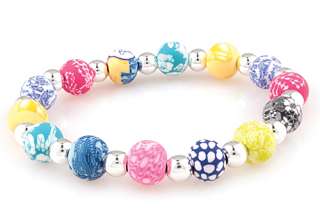 Viva Beads JUMBLE Classic Silver Ball Bracelet  