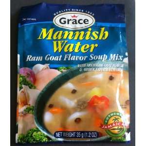 Grace Mannish Water   Ram Goat Flavor Soup Mix (12 pack) 1,2 oz 