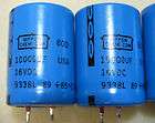 10) NEW 10000uF 10,000uF 16 volts 16VDC plug in Electrolytic 