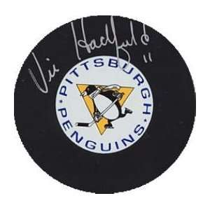 Vic Hadfield Signed Puck   )