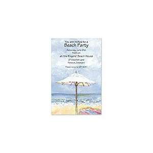  Gentle Surf Beach and Pool Party Invitations Health 