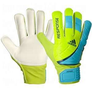   Response Junior Goalie Gloves Slime/Cyan/Green/8
