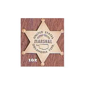  United States Marshal Oklahoma Terr Western Badge 
