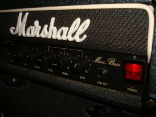  MARSHALL Micro Bass amp Half Stack Model 3505 30W 1 x 10 Cab Vintage 