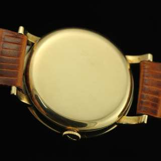 VINTAGE LONGINES 14K SOLID YELLOW GOLD 35.5MM MEN WATCH  
