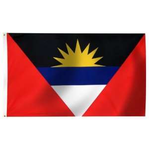  Antigua and Barbuda Flag 2X3 Foot Nylon Patio, Lawn 
