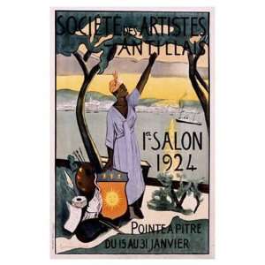  Societe des Artistes Antillais Giclee Poster Print by 