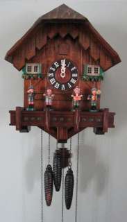 Cuckoo Clock High Quality Black Forest Vintage Chalet Musical Animated 