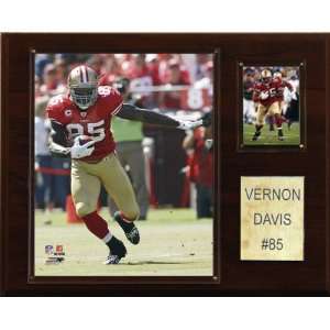  NFL Vernon Davis San Francisco 49ers Player Plaque Sports 
