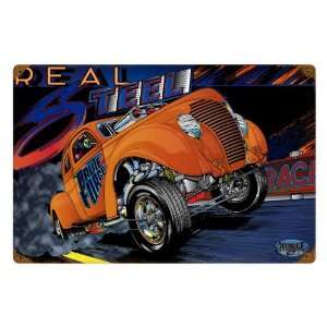  Gasser Real Steel Automotive Vintage Metal Sign